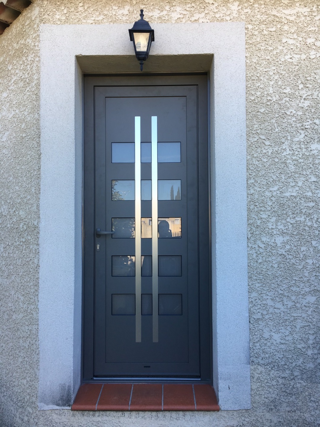 Porte d'entrée aluminium